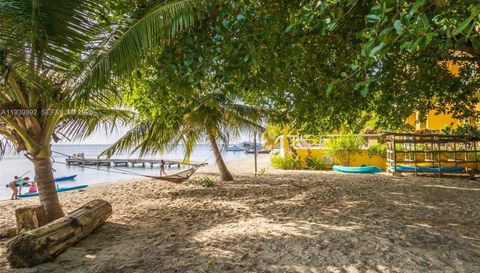 Roatan Island At Caribbean, Honduras